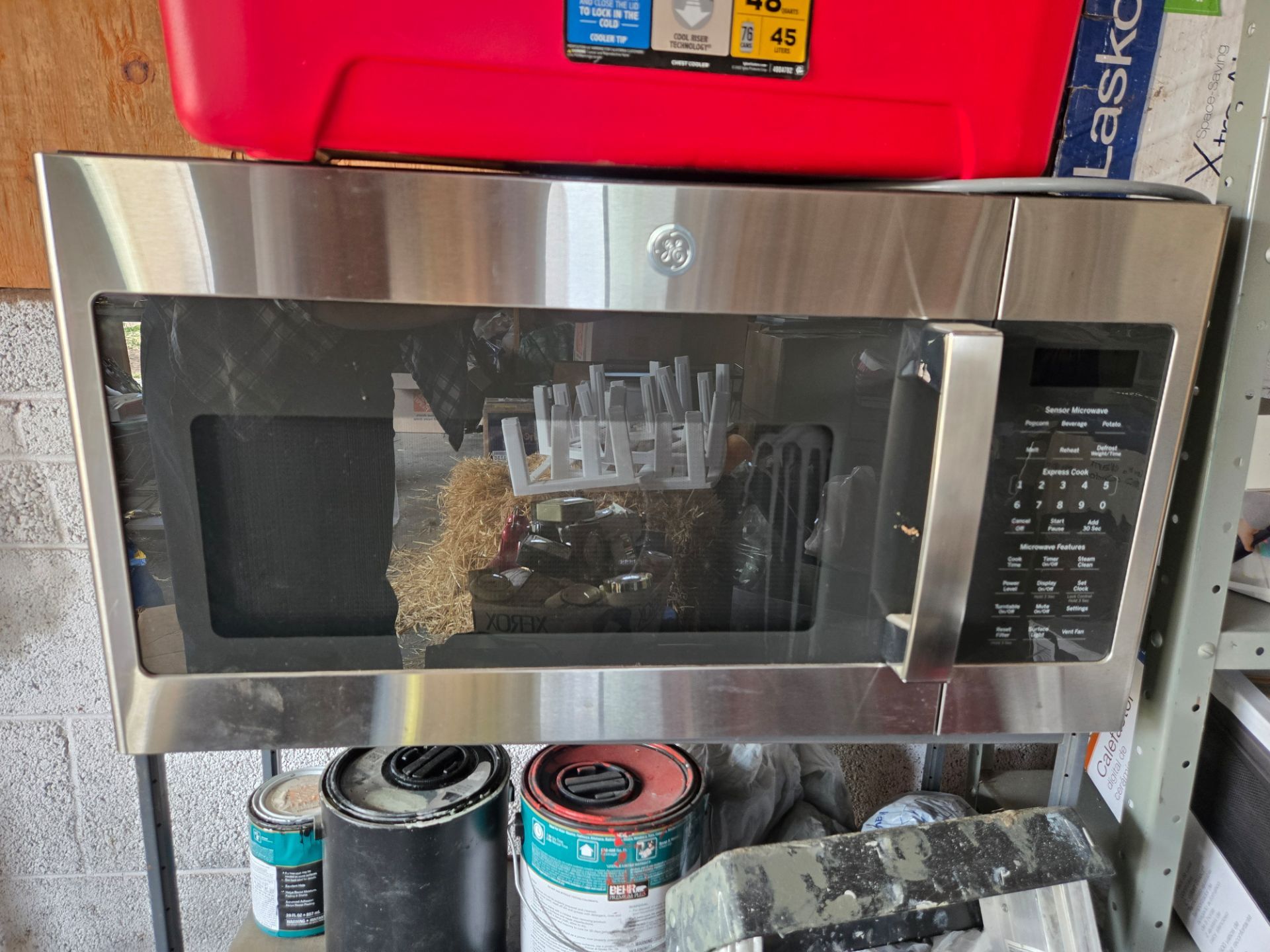 Over the range microwave