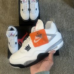 White Cement Jordan 4 2025