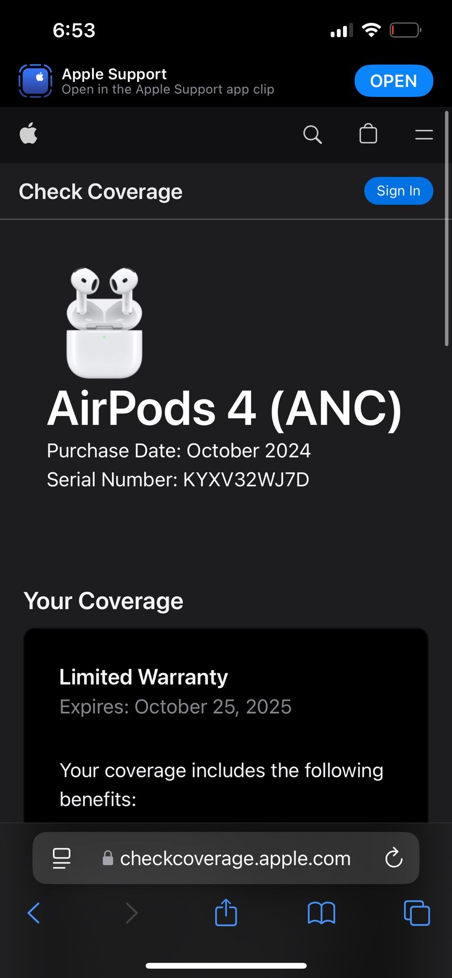 AirPod 4 ANC