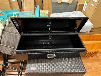 Black Diamond Plate Truck Tool Box
