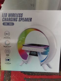 LED wireless charging speaker