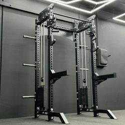 Squat Rack Commercial Cable Crossover Gym Machine - Free Delivery 