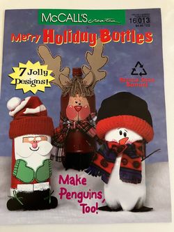 Merry Holiday Bottles Patterns