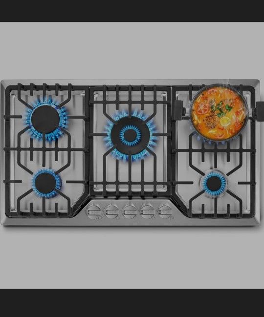 36 Inch Gas Cooktop