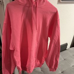 Large Neon Pink Hoodie