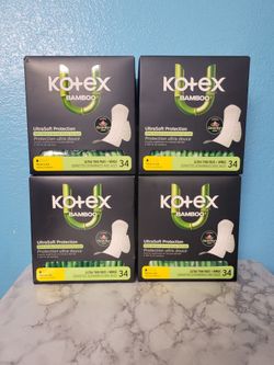 U Kotex $7 Each (34 ultra thin pads + Wings