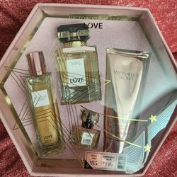 VICTORIA SECRET PERFUME SET-LOVE