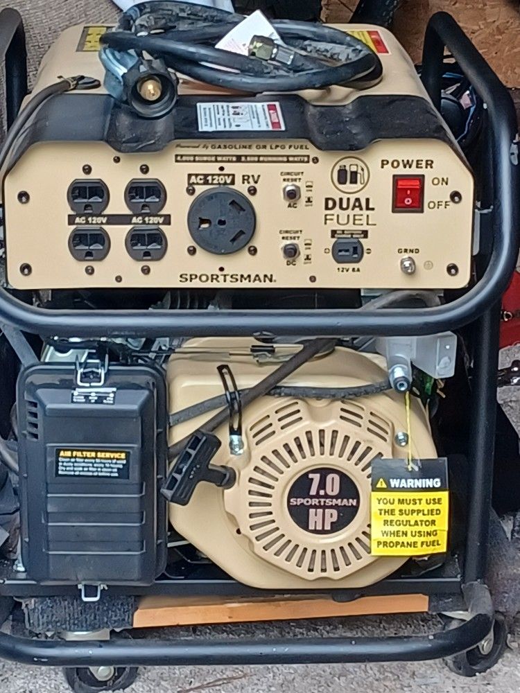 Brand New Dual Fuel 4000Watt Generator 