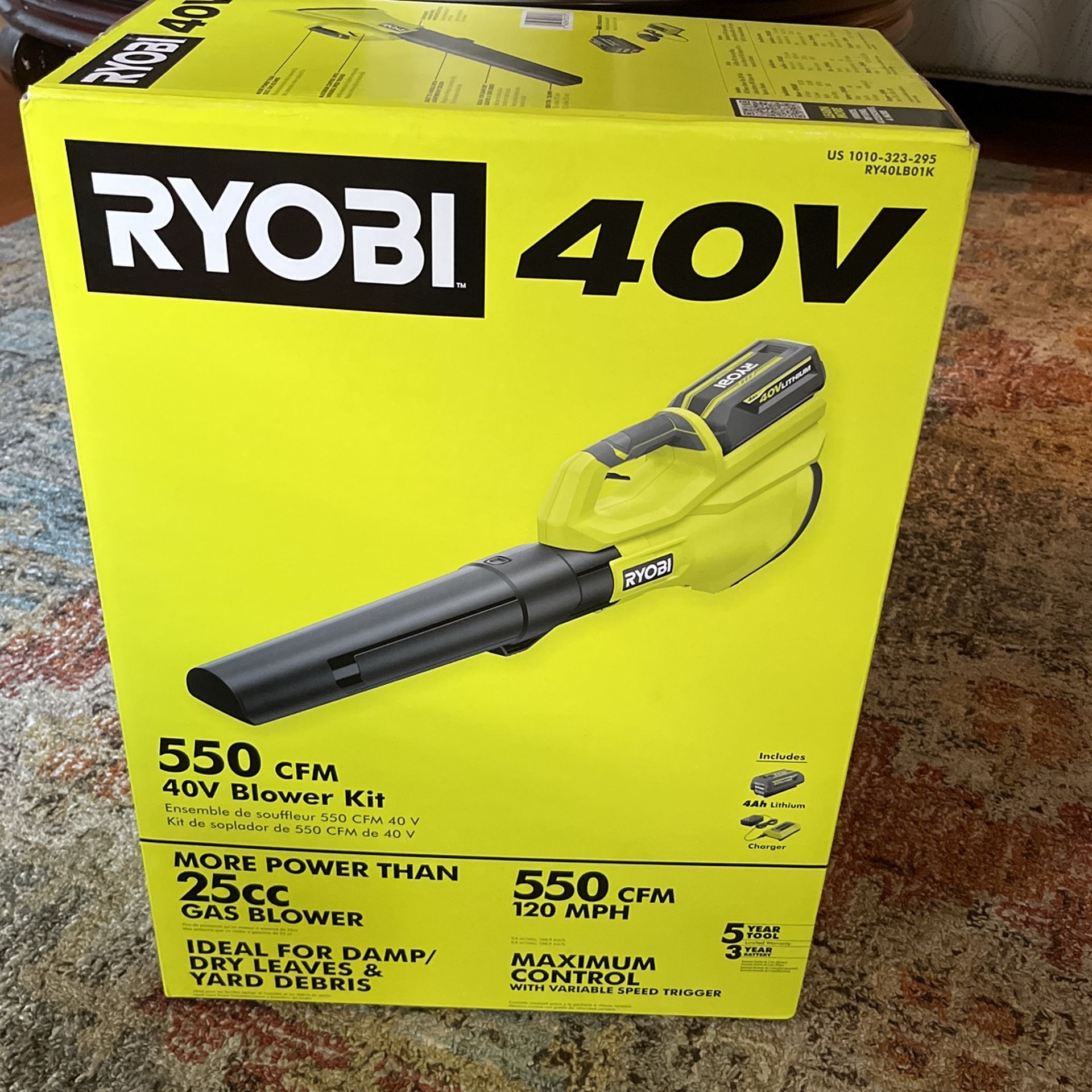 New Ryobi Leaf Blower