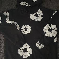 Denim Tear Hoodie Black
