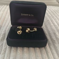 Tiffany & Co 14k Gold Cuff Links