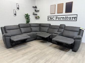Sectional Sofa with Power Recliners - Delivery Available