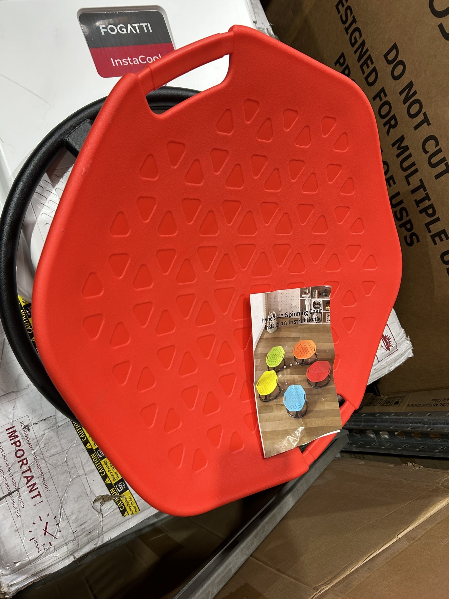 Special Supplies Spinning Chair for Kids- Versatile Kids Sit and Spin Sensory Chair for Training Body Coordination - Sensory Swivel Chair for Playroom