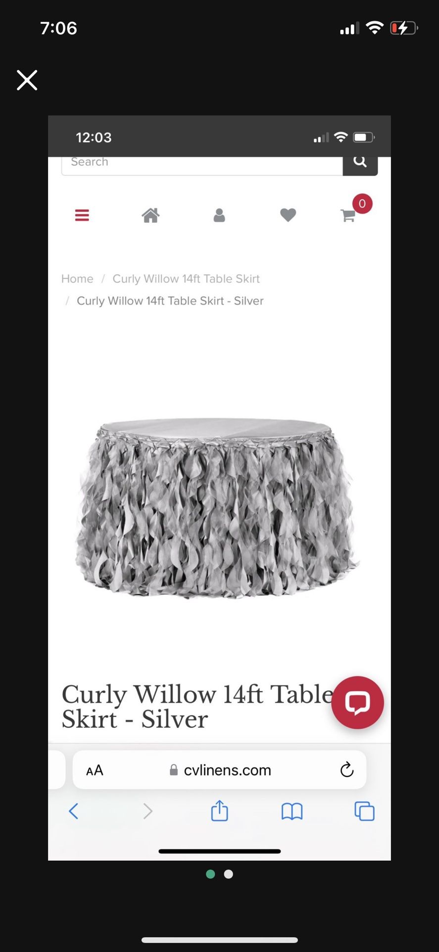 Party Table Skirt Silver And Sashes Bundle