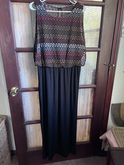 Dress, Long And Sleeveless