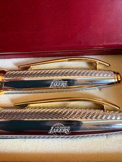 Los Angeles Lakers Pens and Case