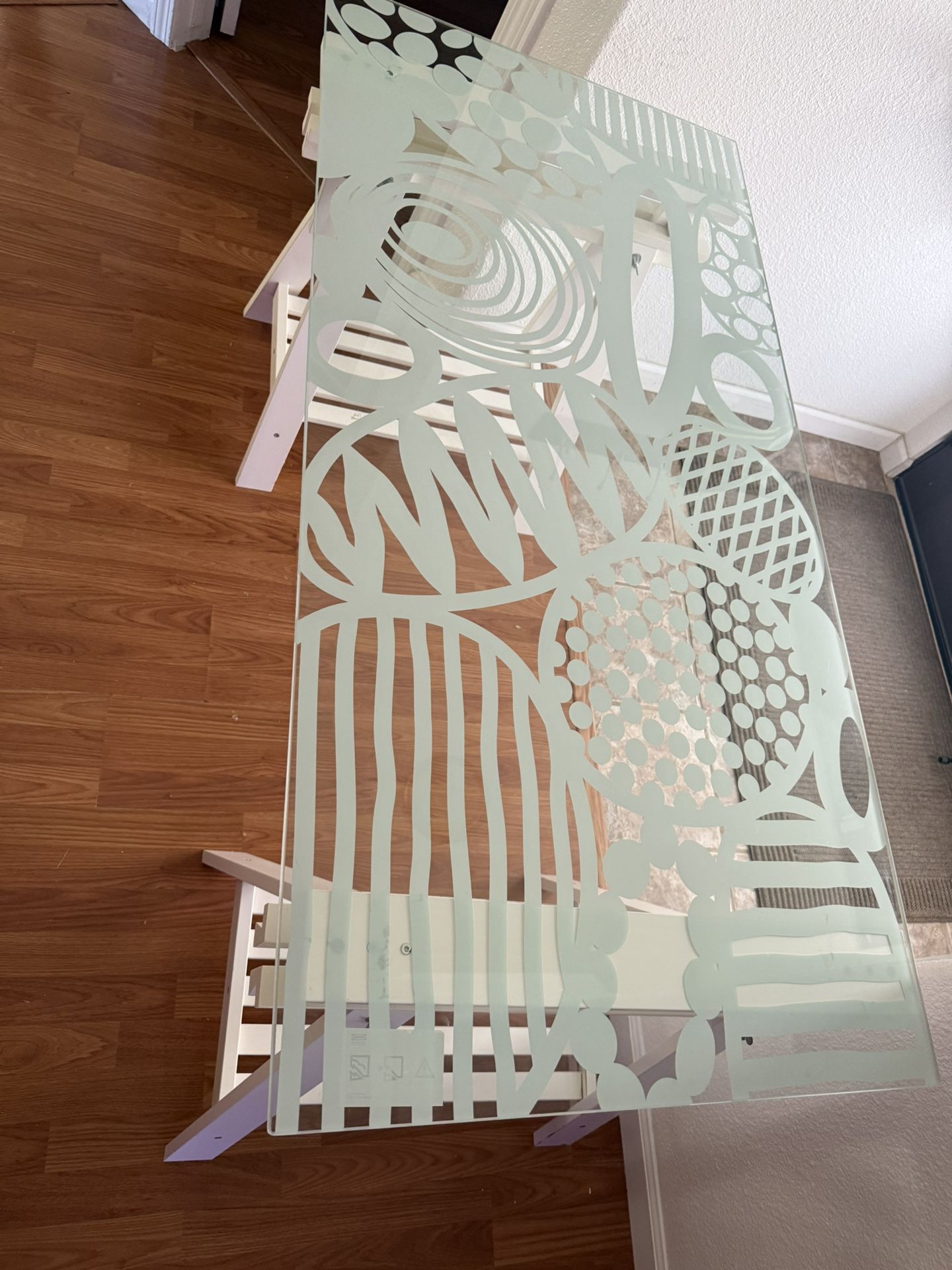 Glass Desk $130
