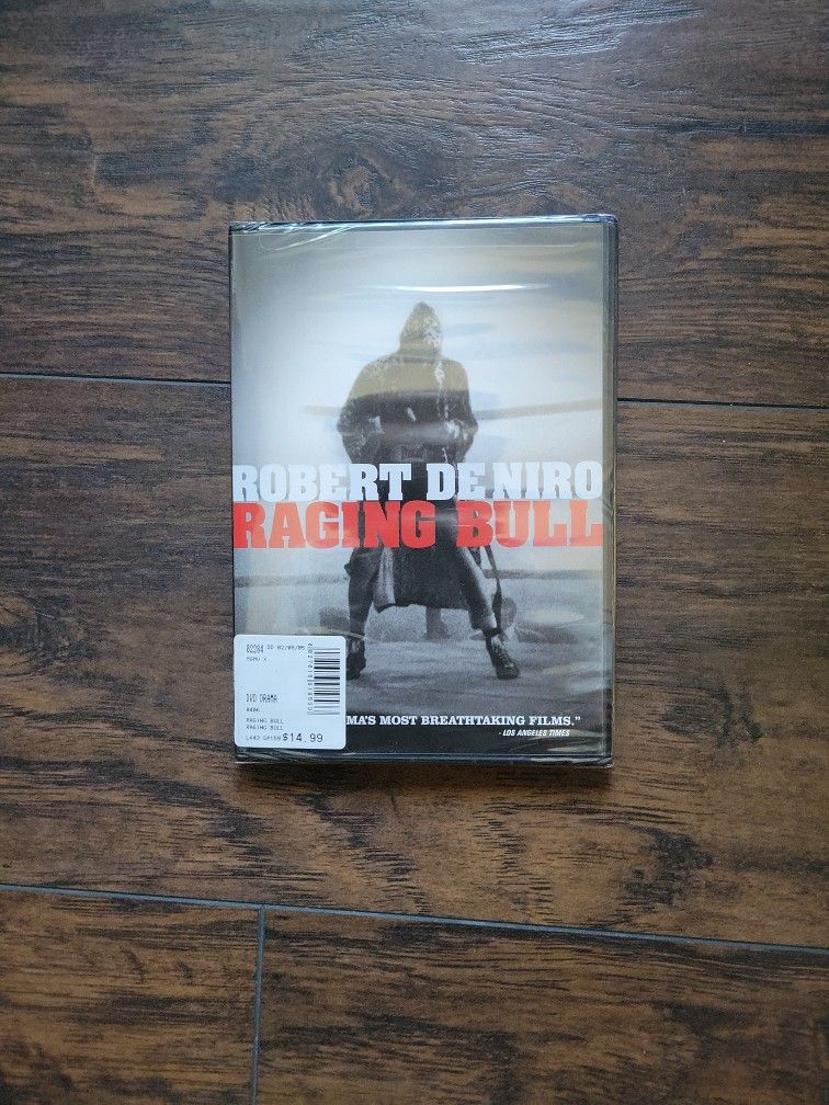 ROBERT DE NIRO "RAGING BULL" 1980 FILM NEW IN IT'S ORIGINAL SEALED PACKAGING BOX $25.00