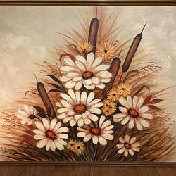 Vintage Mid-Century Oil Painting