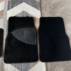 Black Car Mats