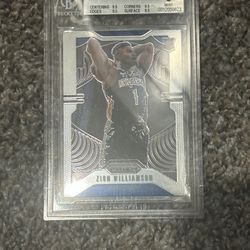 Zion Williamson Graded Rookie Card