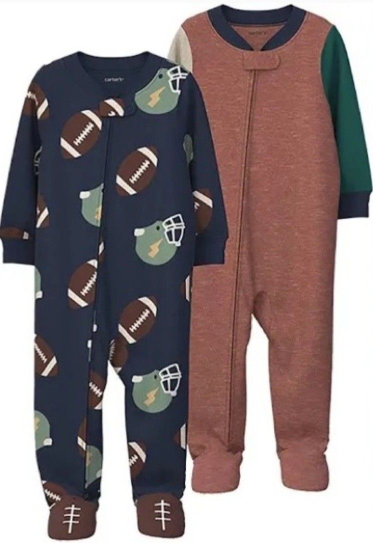 Carter's 2pack 1 Piece Fleece Sleepwear 2T
