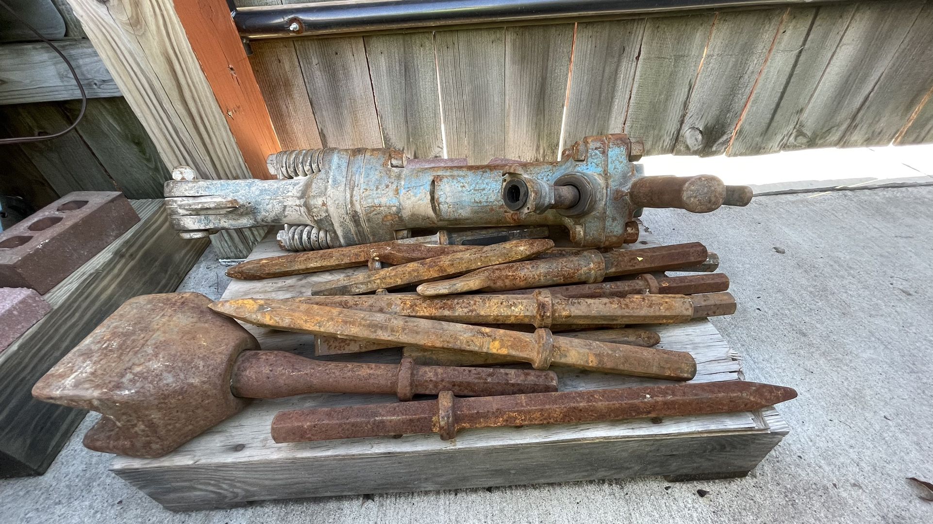 Jack Hammer With Tools