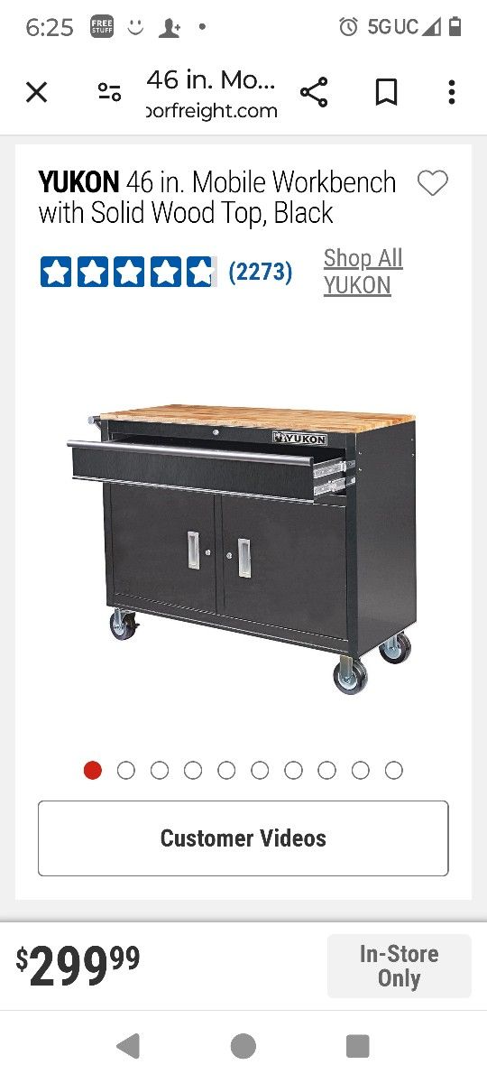 Yukon Cabinet Roller Toolbox