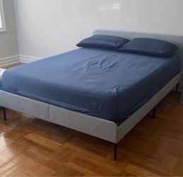 Queens nectar mattress and ikeabedframe