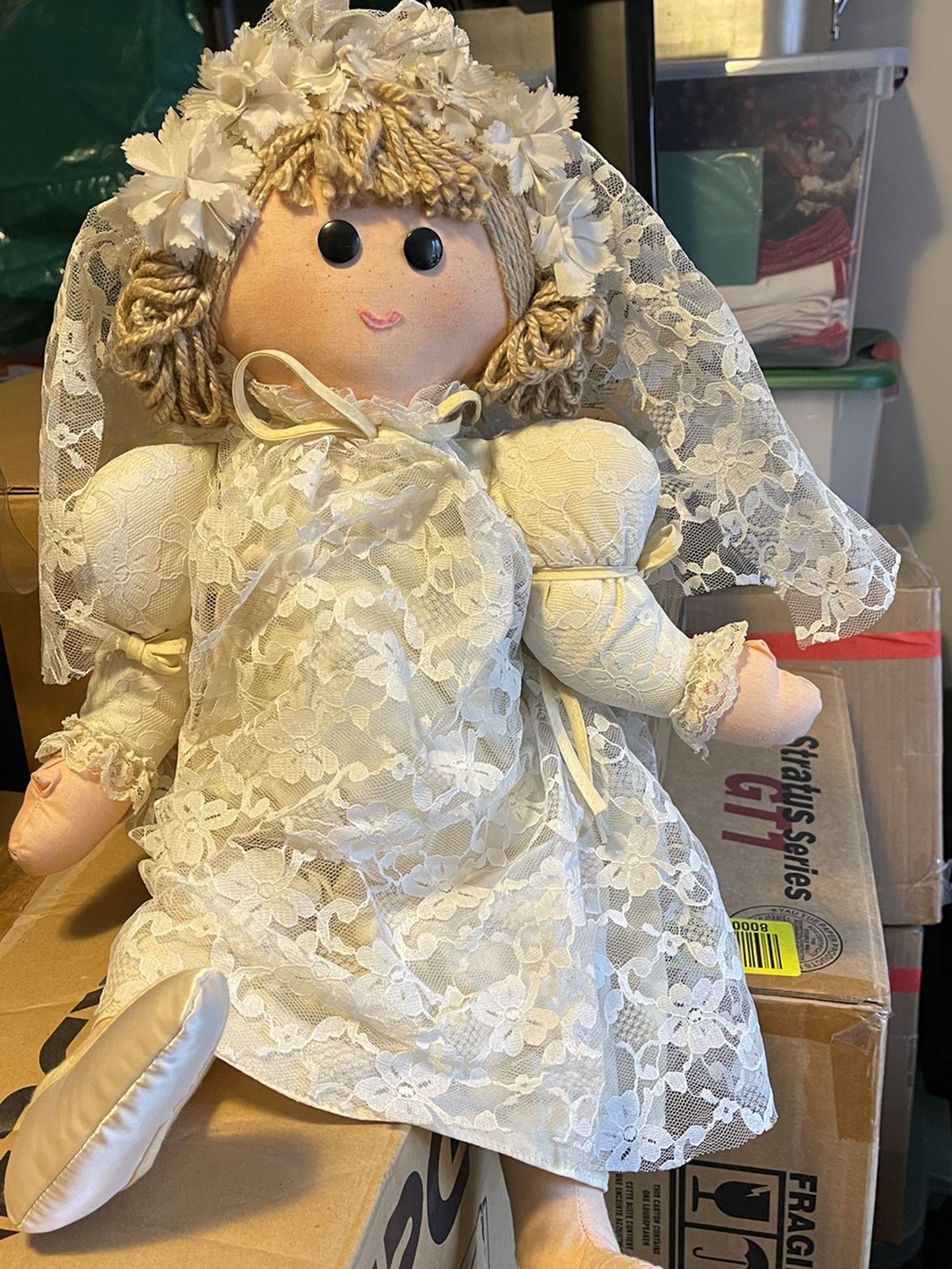 Bridal Doll In Wedding Dress