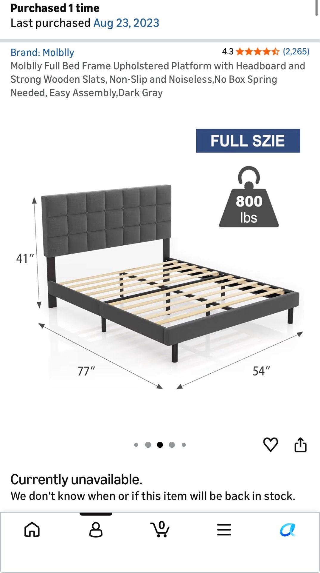 Bed Frame (Full)