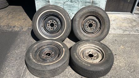 Stock steel 14 Inch Rollers For Classic Chevy Or GM Cars with drum brakes