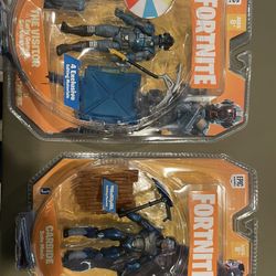 Fortnite 4” Action Figures and Bag Clips