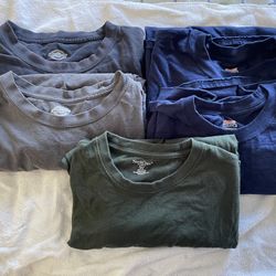 Various 2XLT Tee Shirts (dickies, Hanes, NorthCrest)—$5 Each Or $20 All
