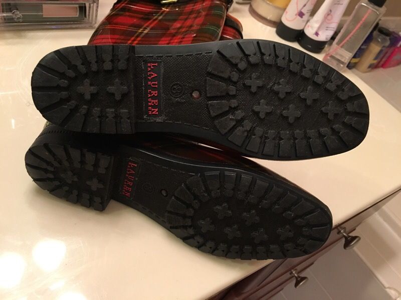 Ralph Lauren long rain boots. Worn once