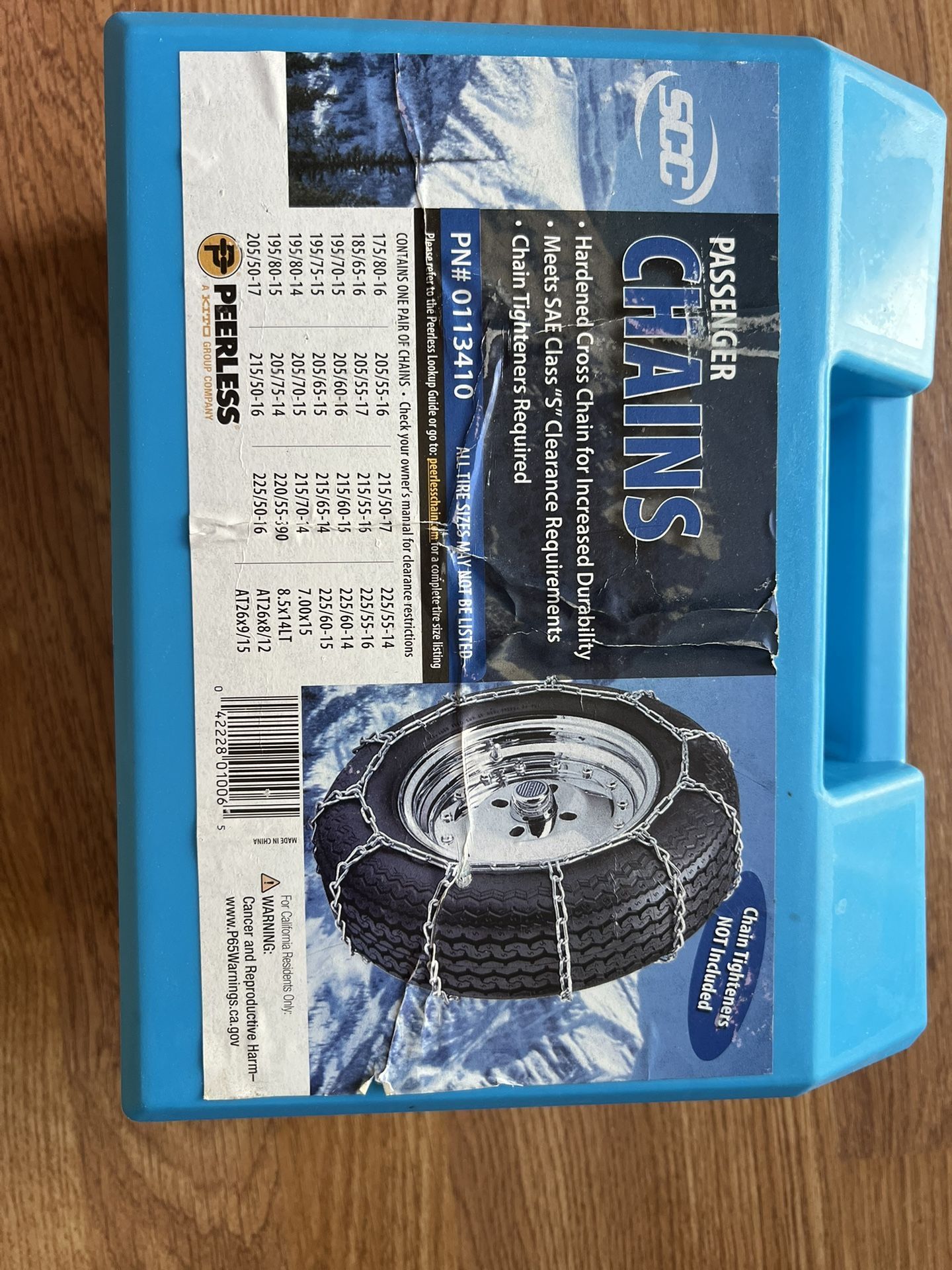 Tire Chains For Passenger Vehicle