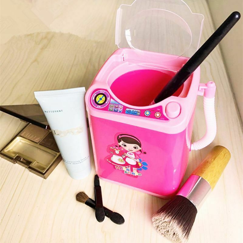 Mini washing toy machine for brushes & beauty blenders