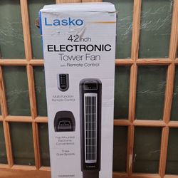 Lasko 43 Electronic Towet Fan With Remote 