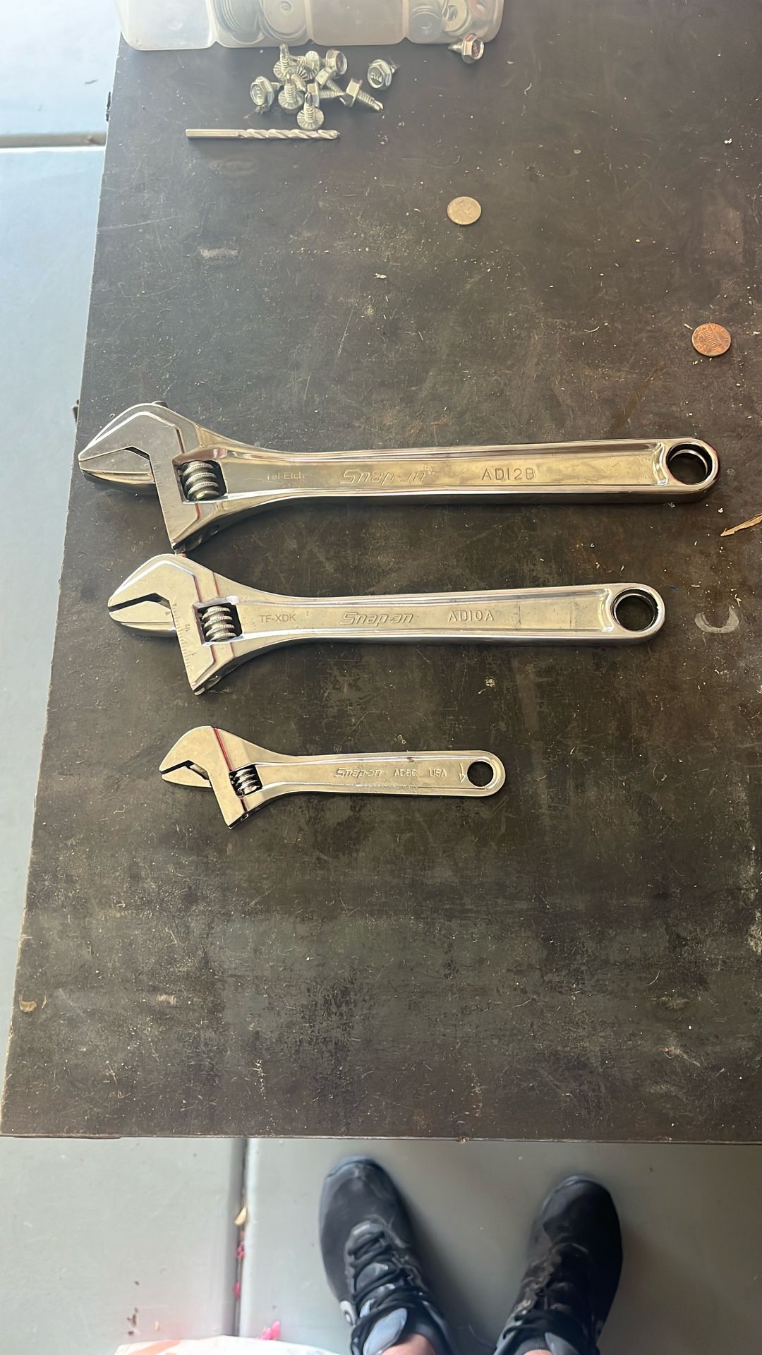 Snap On Adjustable Wrench Set