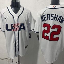 Los Angeles Dodgers #22 Clayton Kershaw Jersey - Stitched - All Sizes (SHIPPING ONLY)