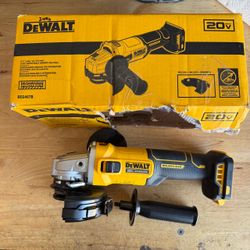 DeWalt 20-Volt MAX Cordless Brushless 4-1/2 in. Angle Grinder with Slide Switch (Tool Only)