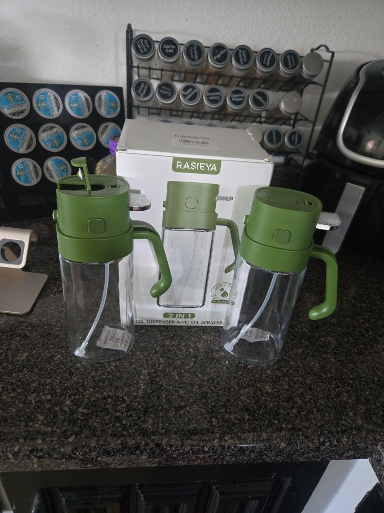 Oil Dispenser And Oil Sprayer $10