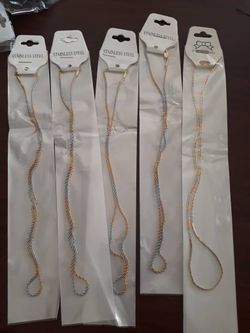 Gold plated copper necklace