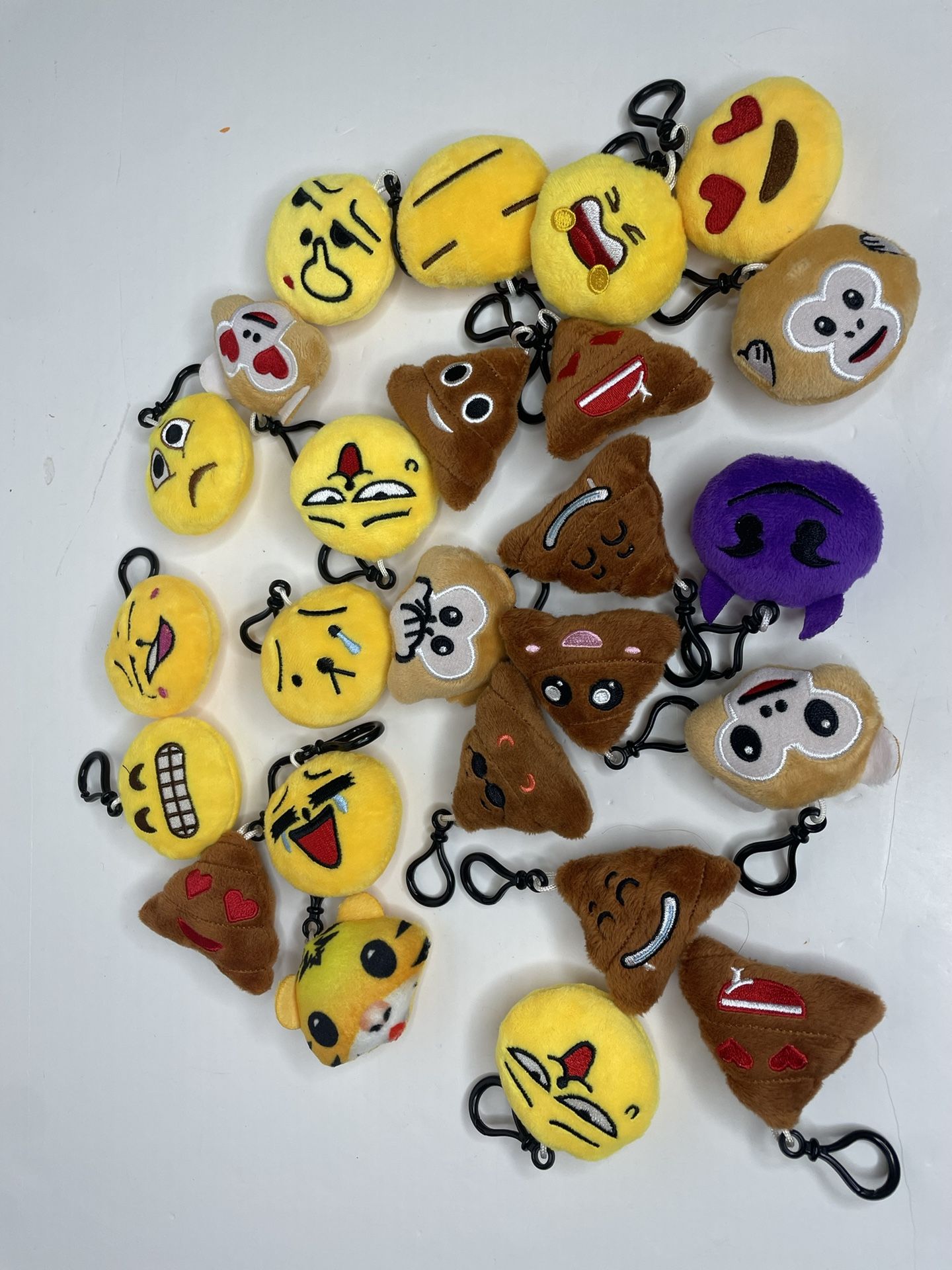 Emoji Plush Keychains