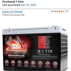 12v Full throttle Auto Battery New