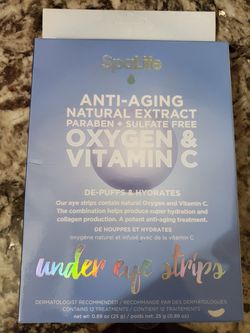 Spa life under eye straps, new
