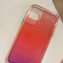 Pink Glitter Gradient iPhone Case – Clear & Stylish