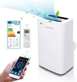 Aigostar Mobile Air Conditioner – 12000 BTU/h Cooling Power – Energy Class A, 1337 Watt | Smart