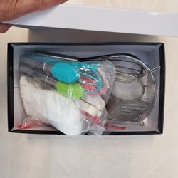 Box Of Utensils, Various Cooking & Serving Utensils