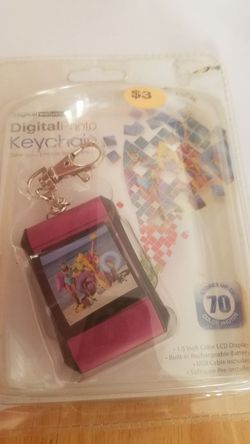 Digital photo keychain